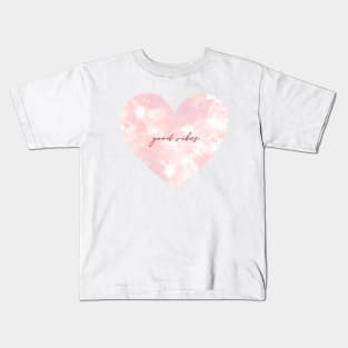 Dye Heart_Pink Kids T-Shirt